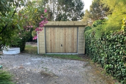 Garage en bois - Système panneaux